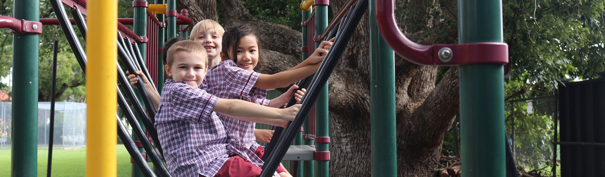 Students in playground